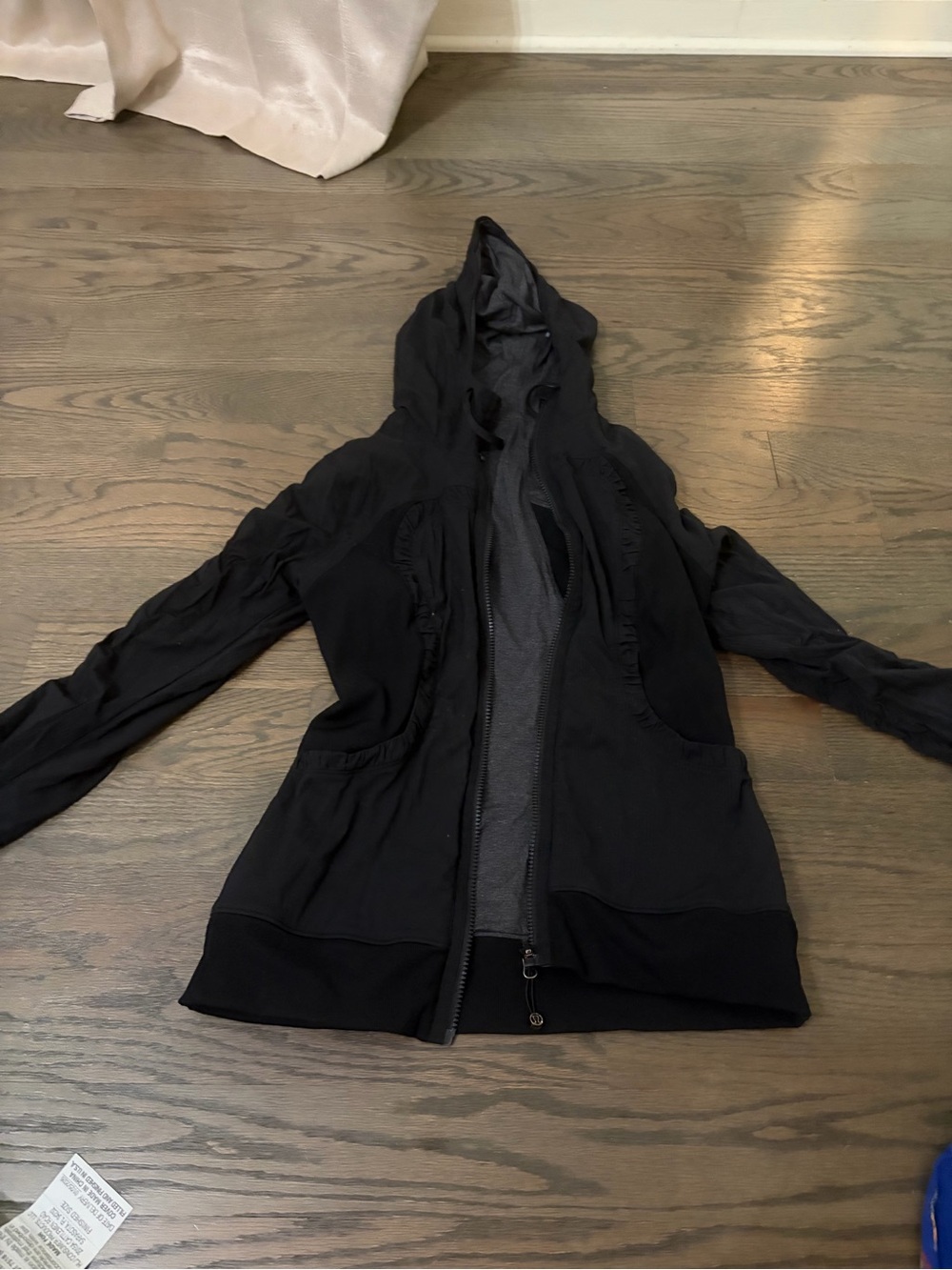 Lululemon Black Hooded Zip-Up Jacket